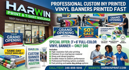 Custom Banner Printing Houston | Same-Day Vinyl Banners