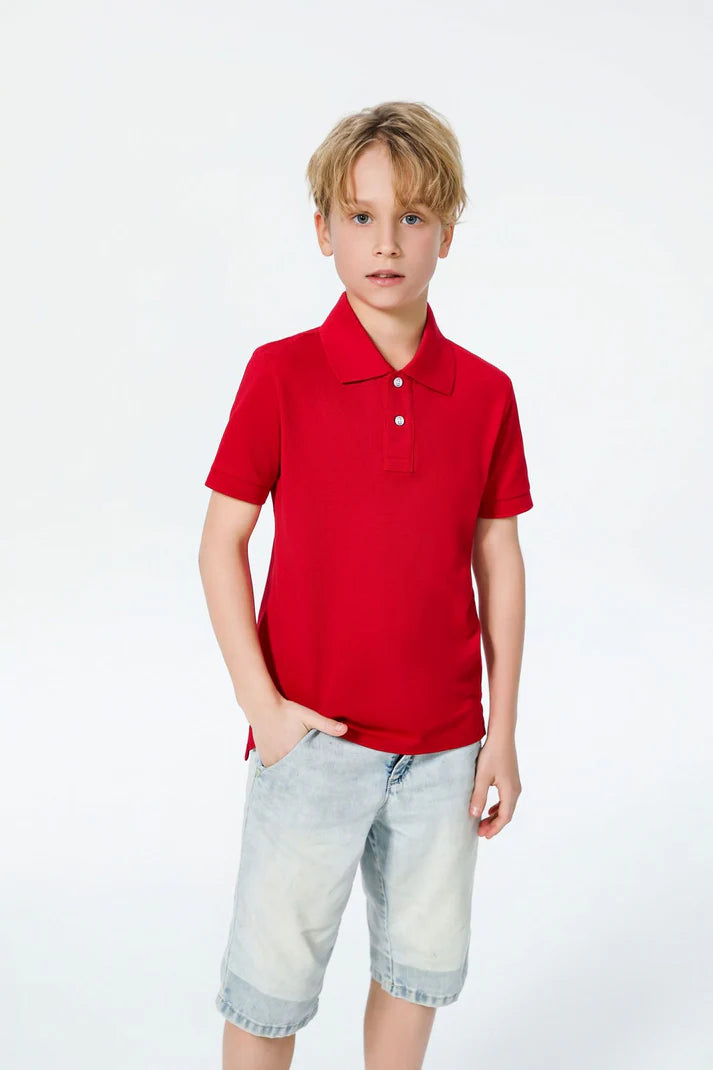 Youth Polo 60%cotton,40%polyester