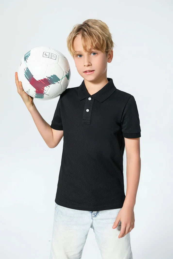 Youth Polo 60%cotton,40%polyester