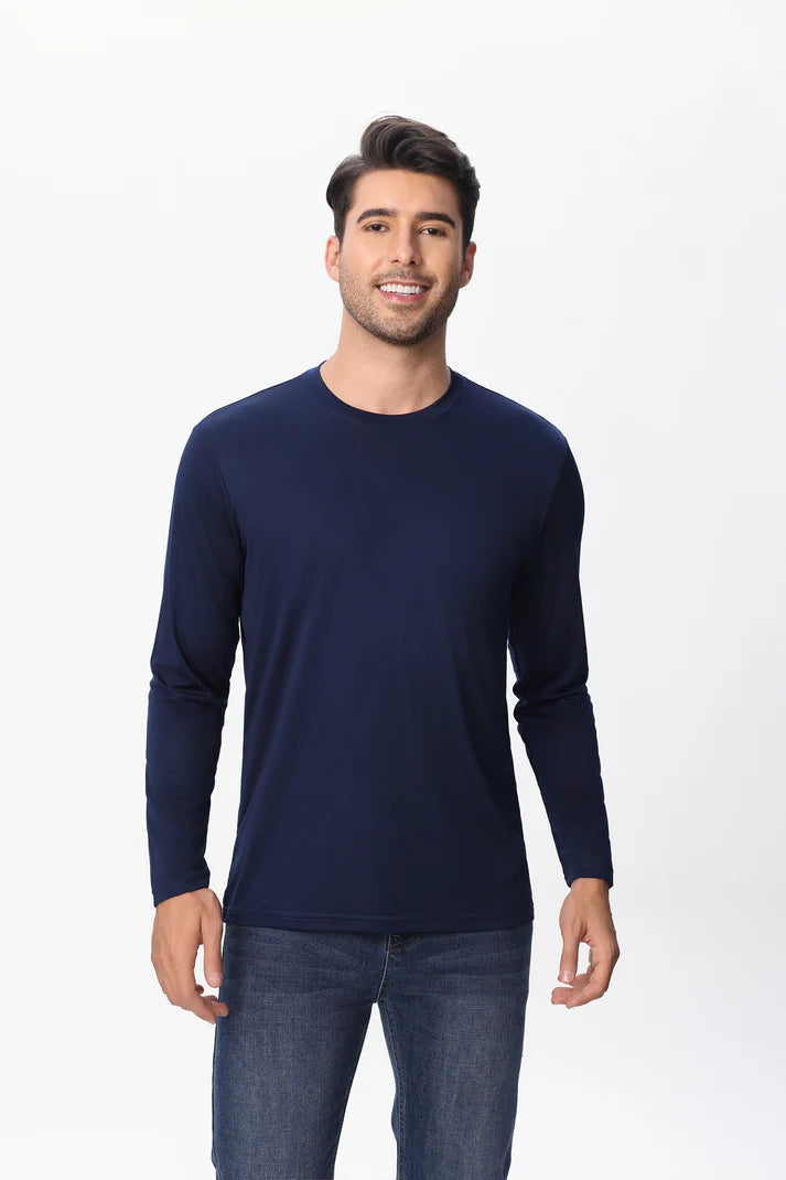 Dry Fit Long Sleeves High Performance T-Shirt 100% Polyester