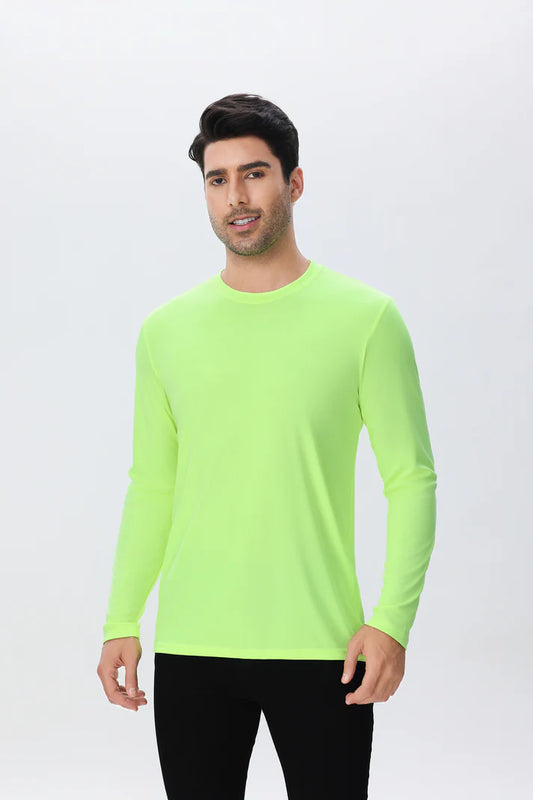 Dry Fit Long Sleeves High Performance T-Shirt 100% Polyester