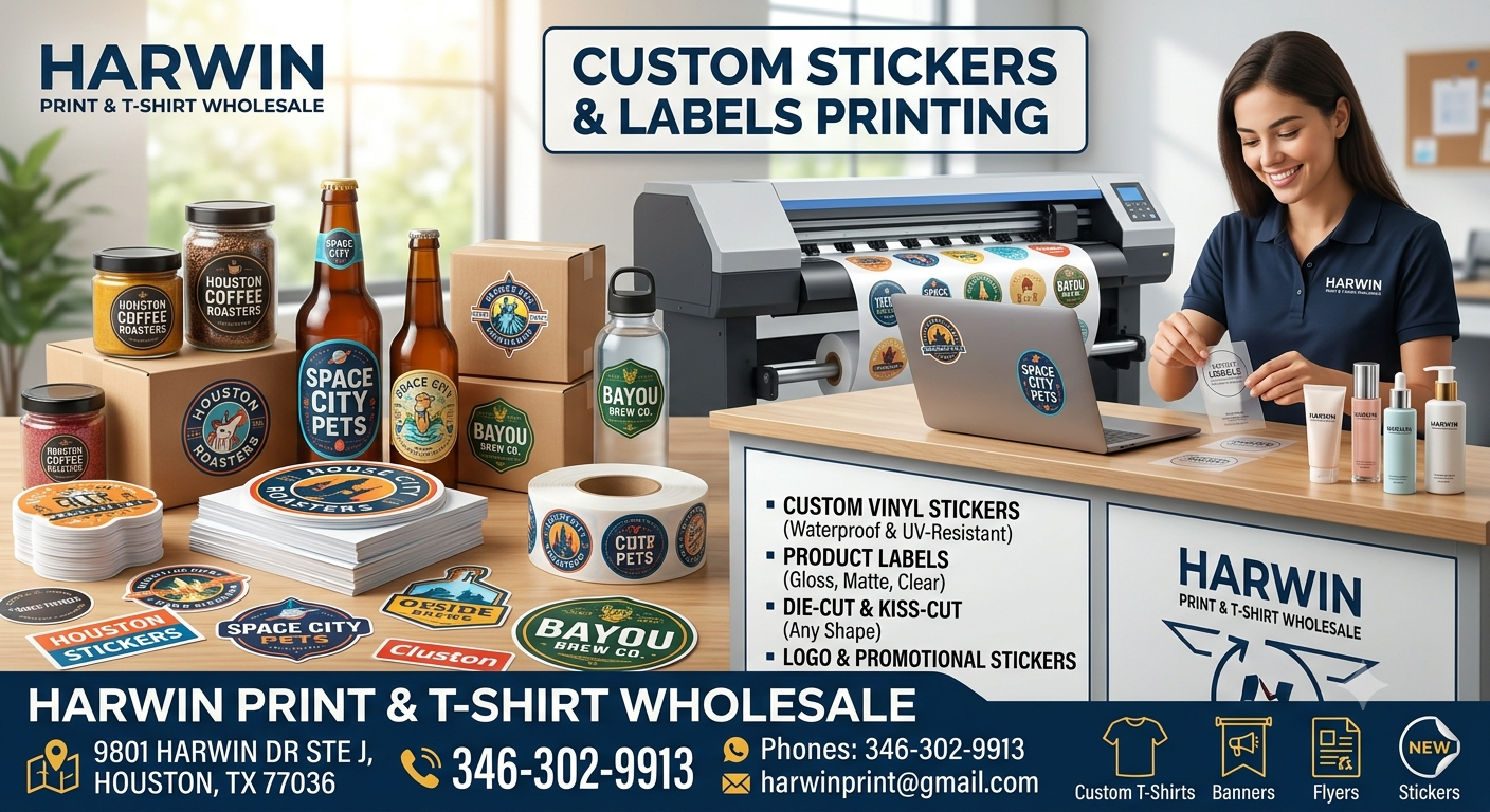 Sticker and Car Decal print in Houston – Fast Turnaround &amp; Affordable Pricing