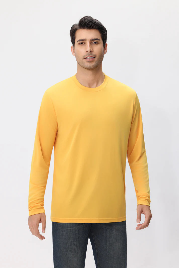 Dry Fit Long Sleeves High Performance T-Shirt 100% Polyester