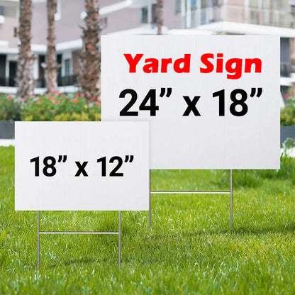 Custom Yard Signs Printing in Houston | High-Visibility Coroplast Signs
