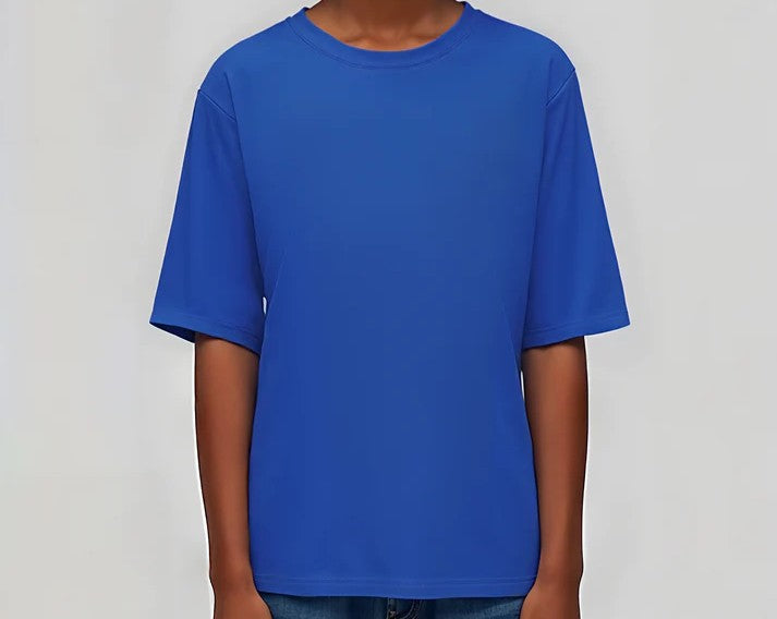 Youth Dry Fit High Performance T-Shirt – 100% Polyester for custom print