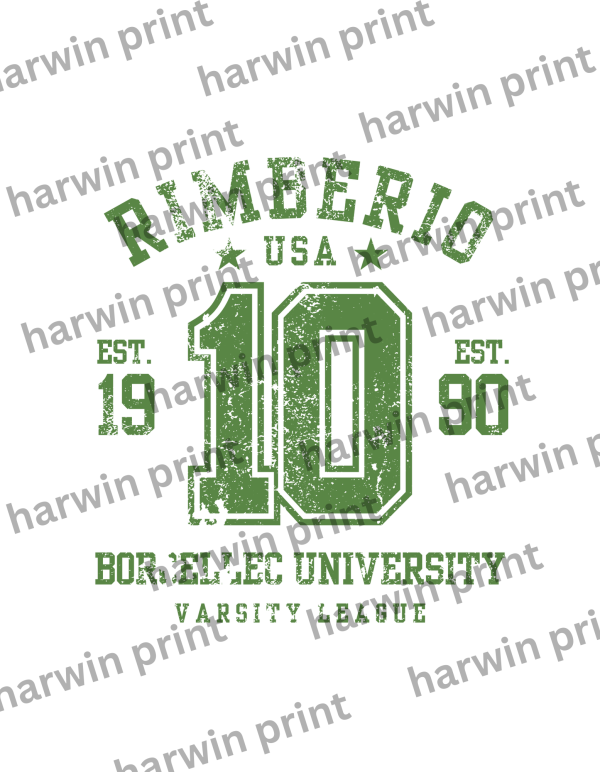 Varsity League Retro Emblem T-Shirt design