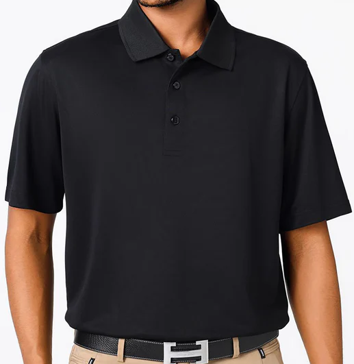 5.5-ounce, 100% polyester double knit pique